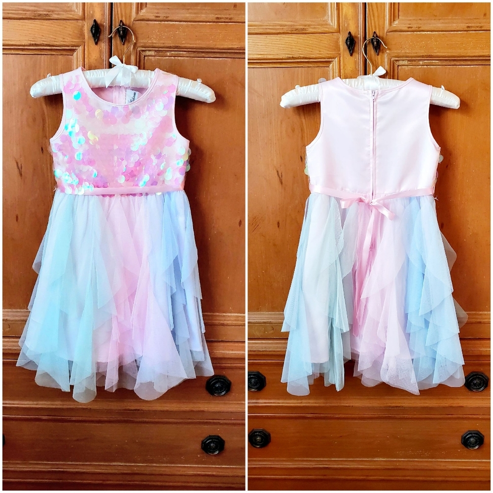 Rare Editions Girls Party Dress